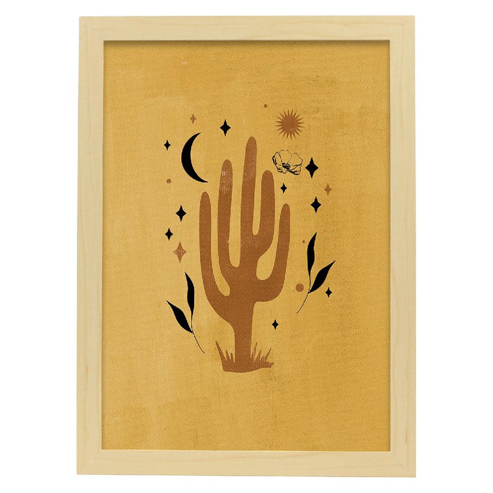 Nacnic Lámina Abstracta De Plantas 'Acuarela 16'