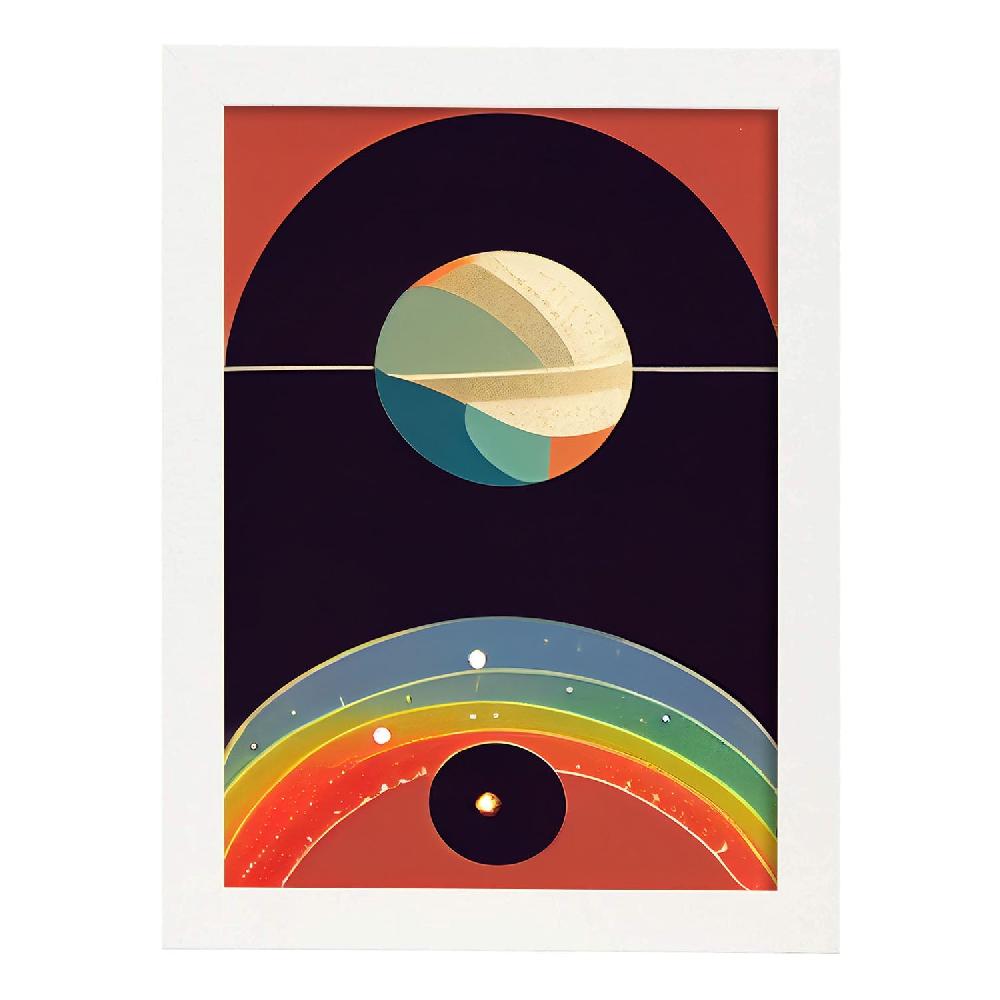 Nacnic Lámina Abstracta Interplanetaria Nacnic