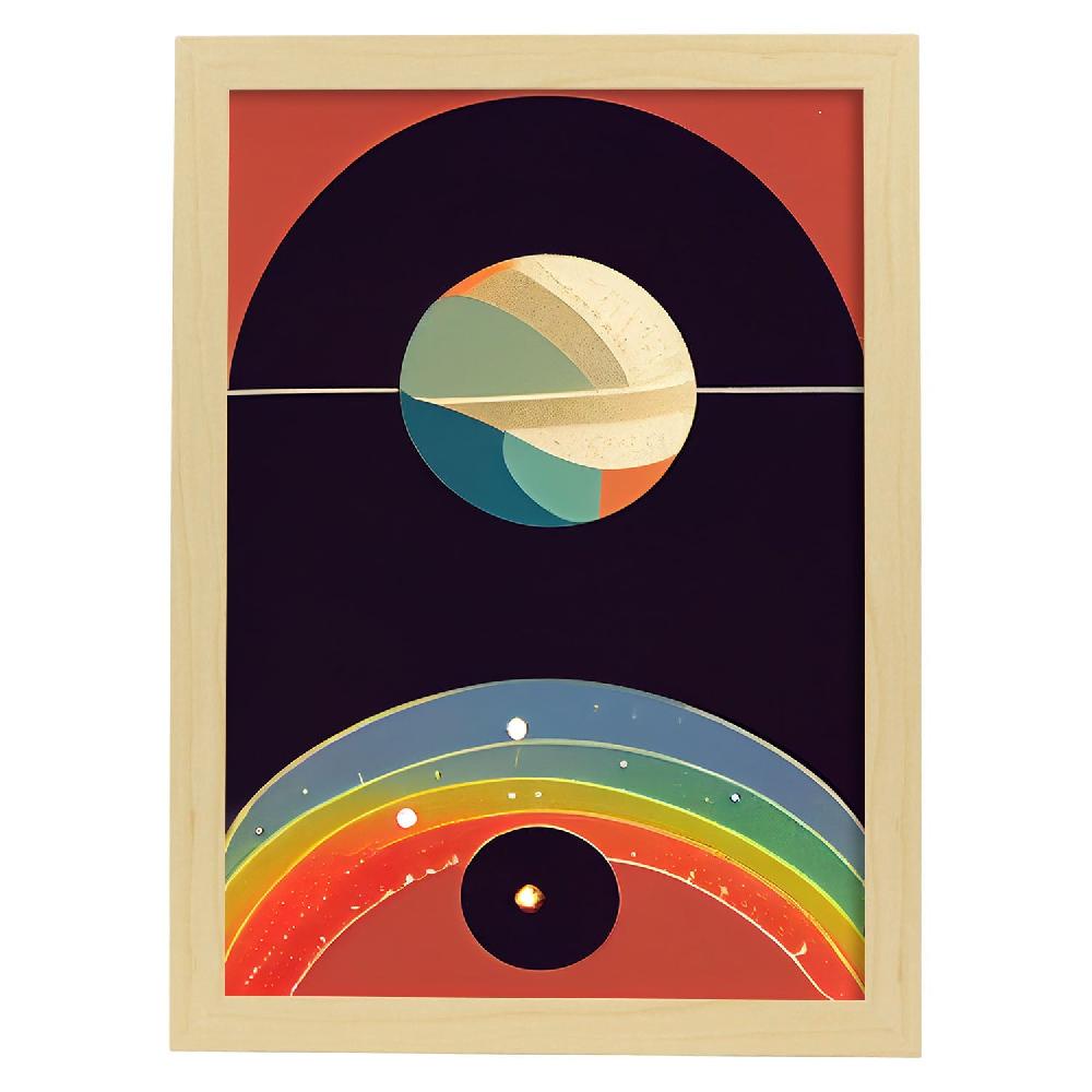 Nacnic Lámina Abstracta Interplanetaria Nacnic