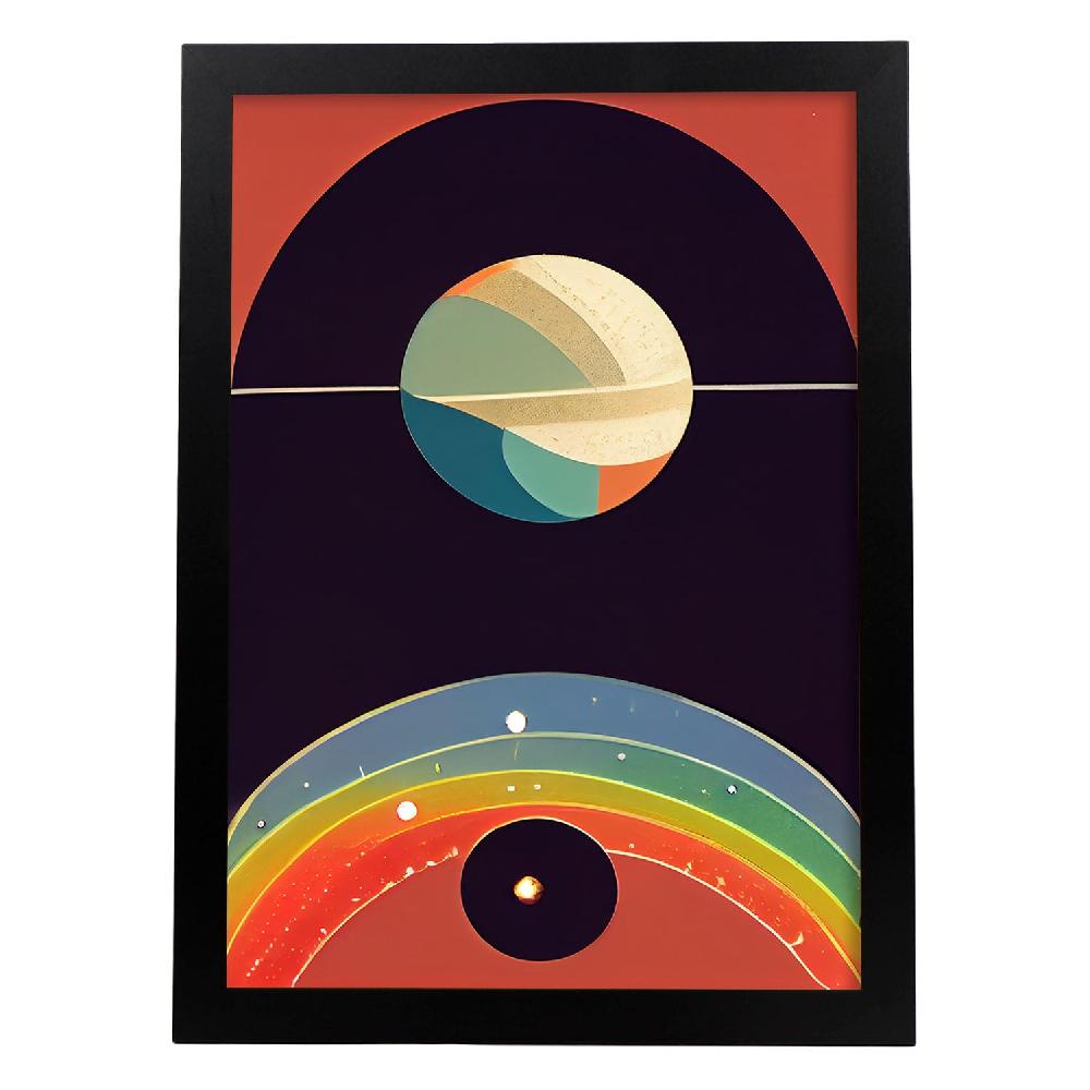 nacnic Lámina Abstracta Interplanetaria Nacnic