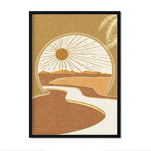 nacnic Lámina Abstracta Neutral 6 en Tonos Pastel