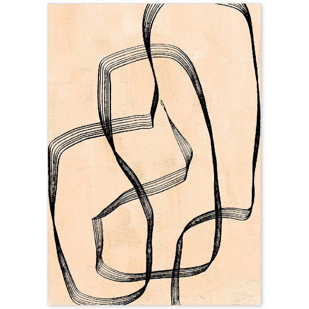 nacnic Lámina Abstracto 14 con Imágenes de Cuadros