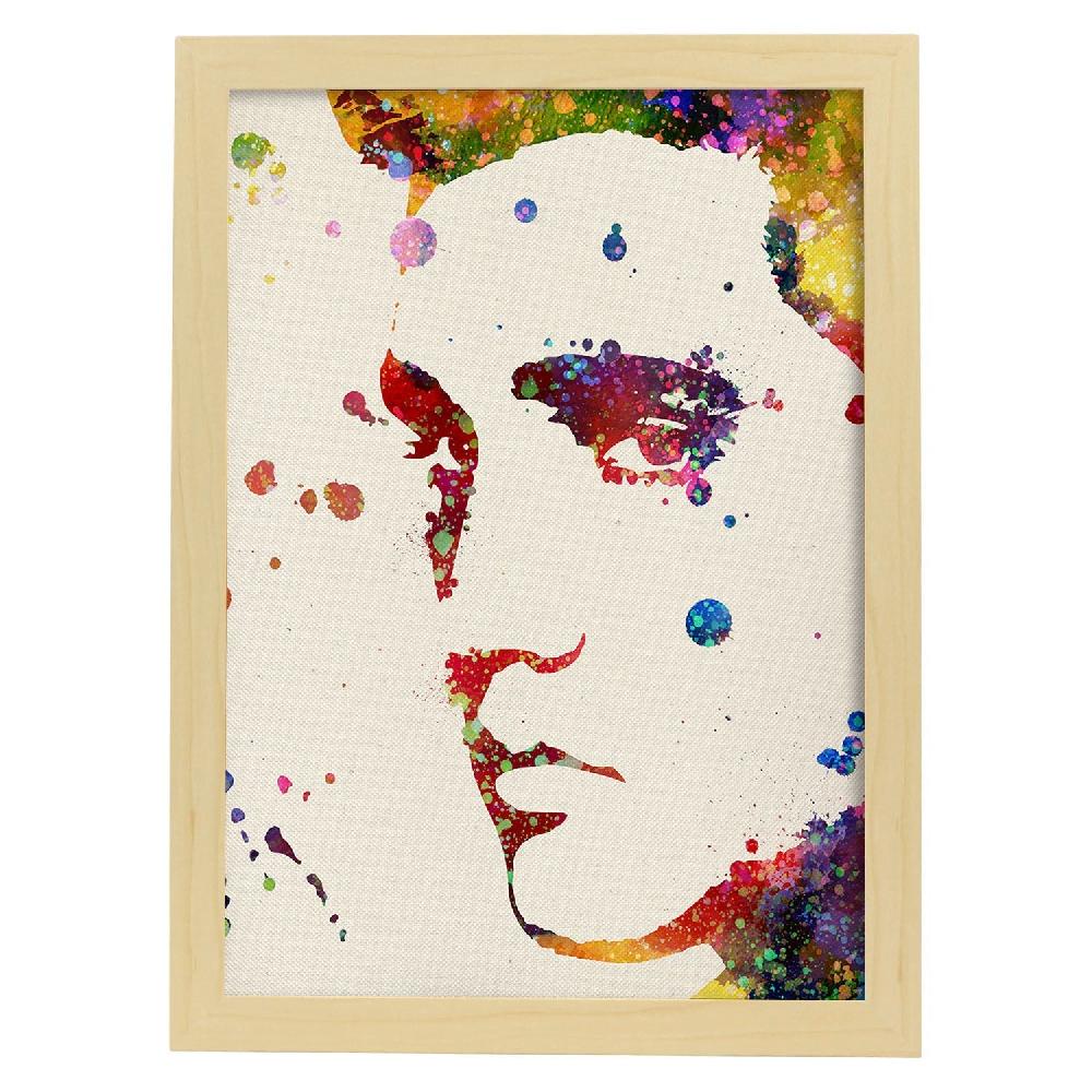 Nacnic Lámina Acuarela De Elvis Presley