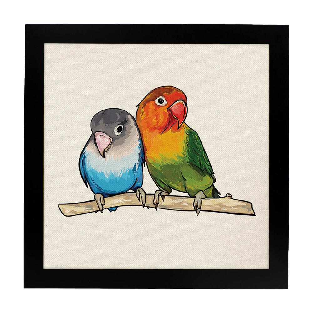 Nacnic Lámina Amor Infinito Con Dibujos De Pájaros