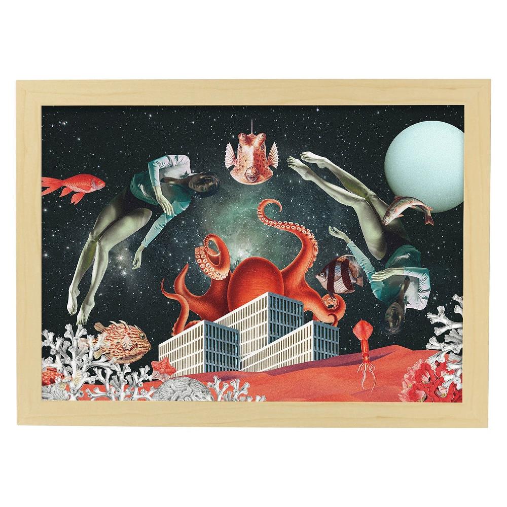 Nacnic Lamina Artística De Collage Sea Space