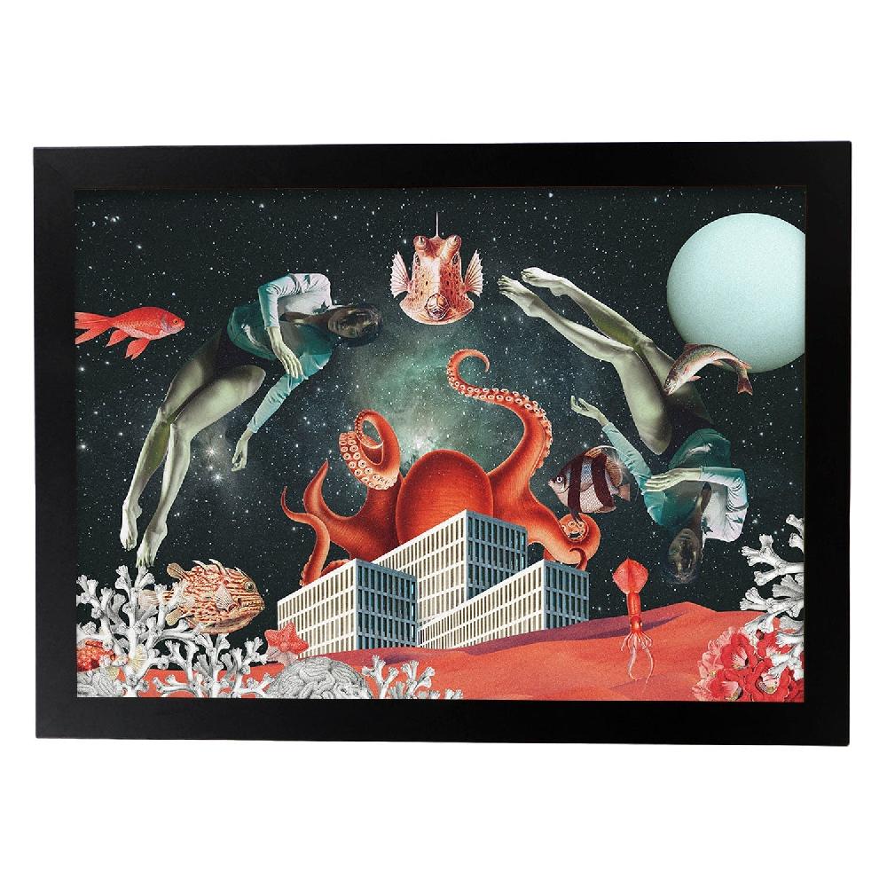 Nacnic Lamina Artística De Collage Sea Space