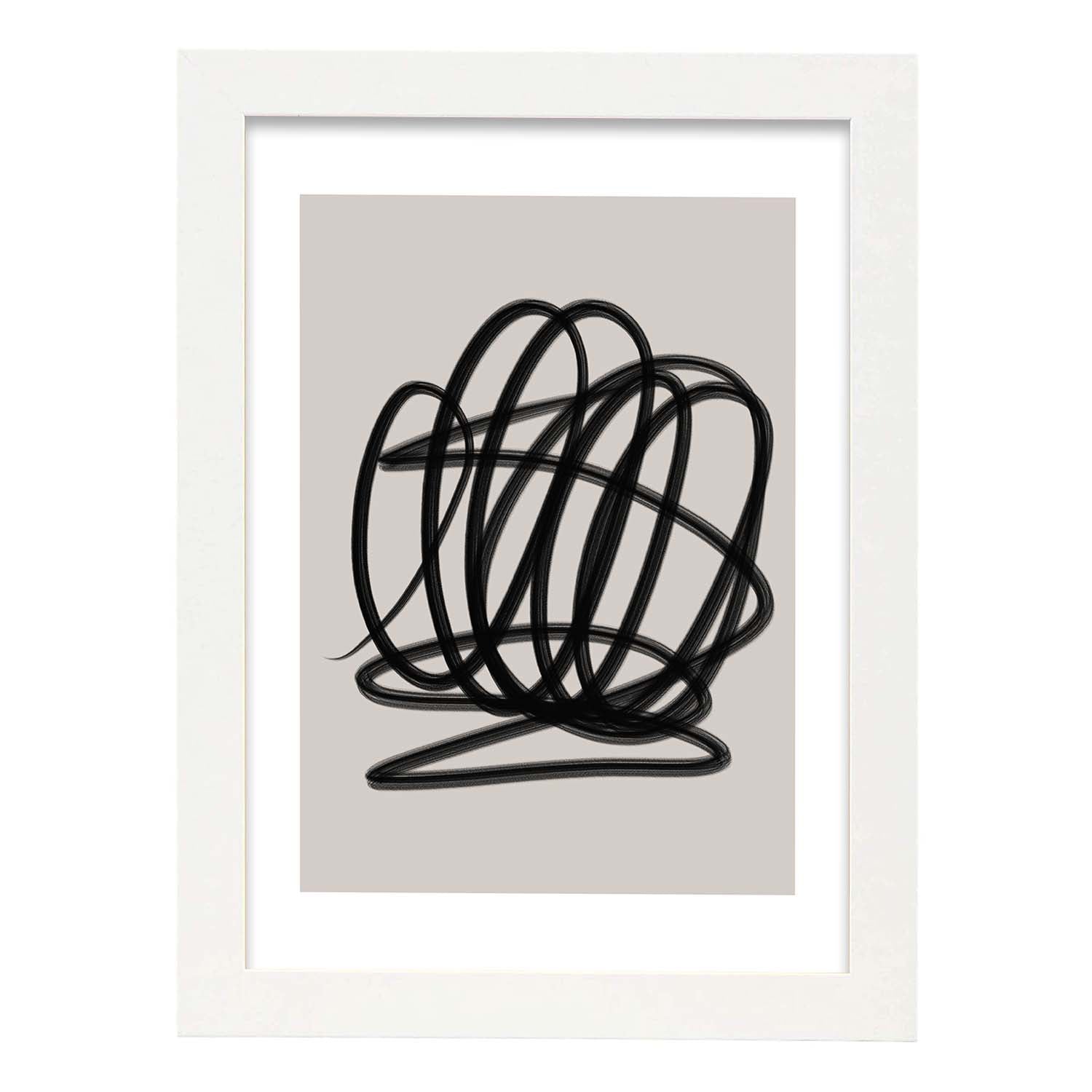 Nacnic Lamina Artística Moderno Linea 15 Abstracto