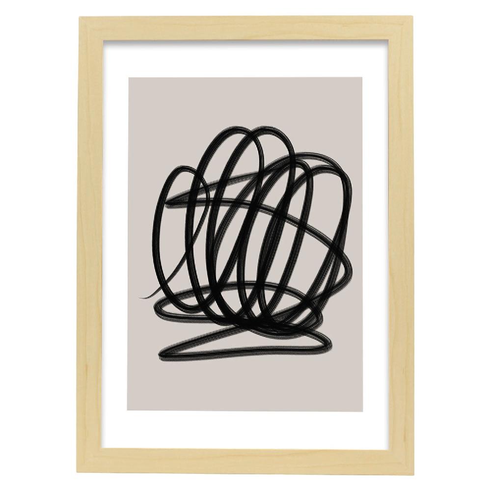 Nacnic Lamina Artística Moderno Linea 15 Abstracto