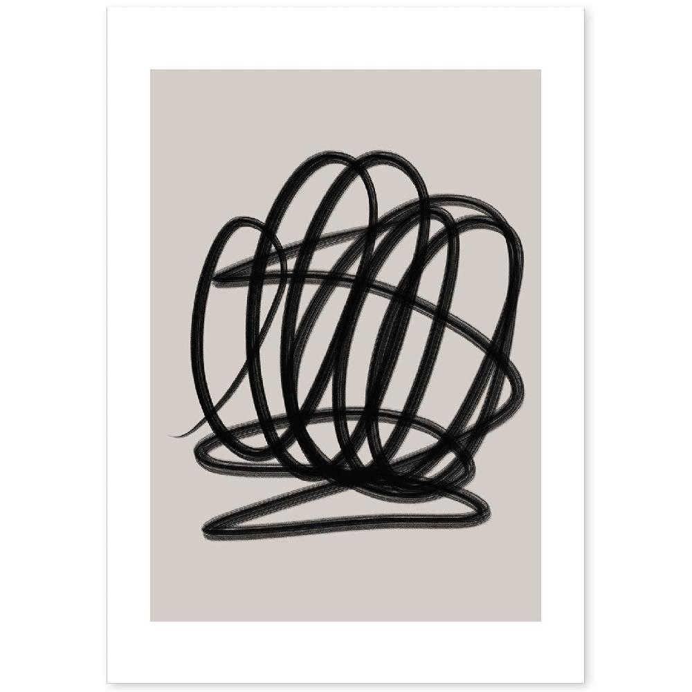 nacnic Lamina Artística Moderno Linea 15 Abstracto