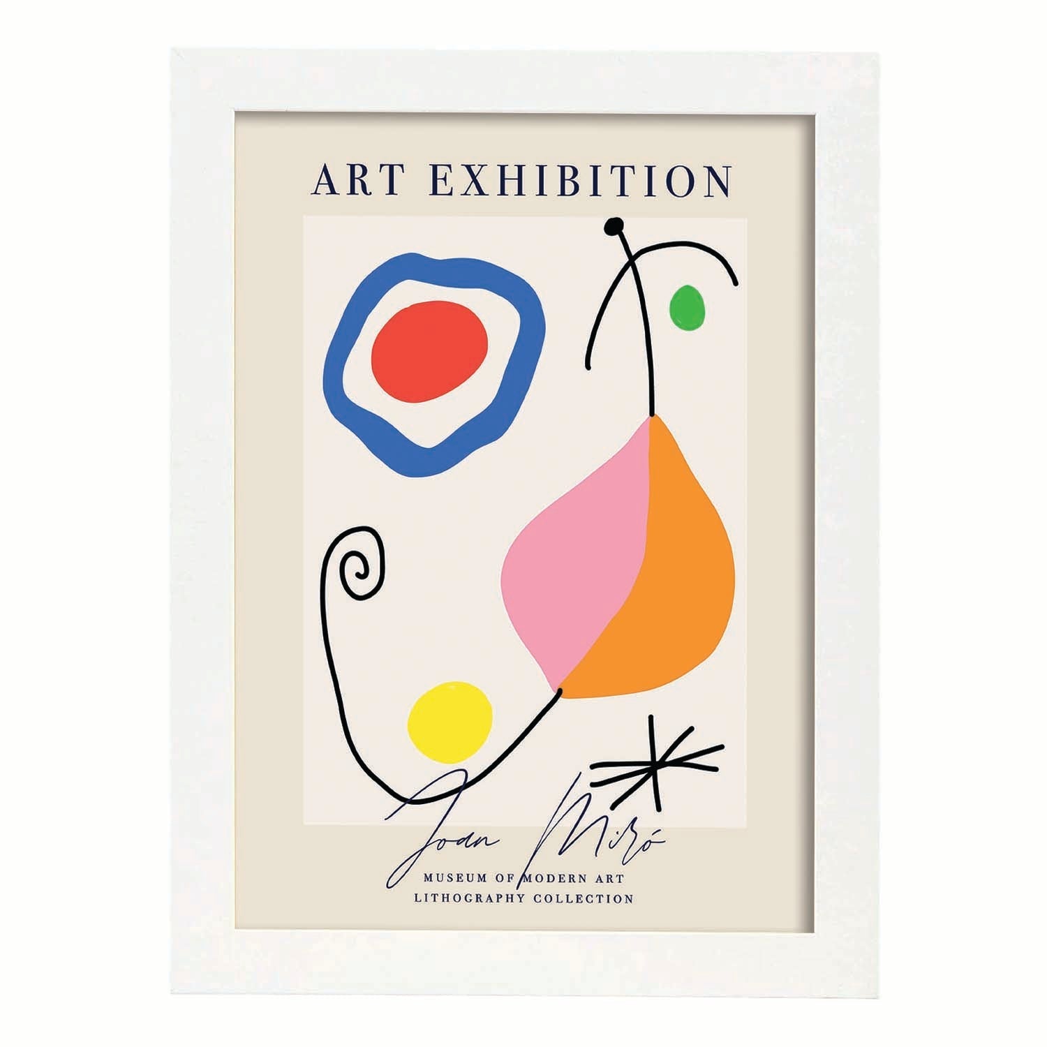 Nacnic Lamina Artística Surrealista De Joan Miro 7