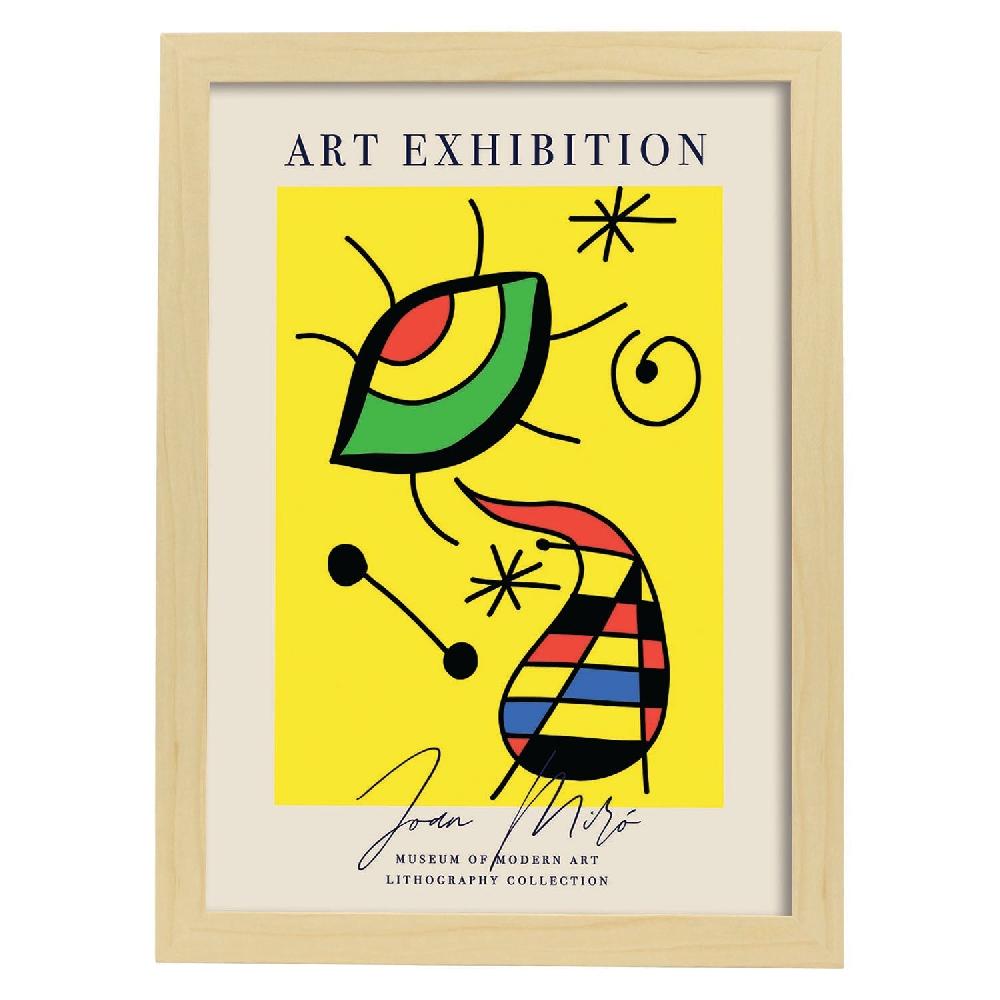 Nacnic Lamina Artística Surrealista De Joan Miro 8
