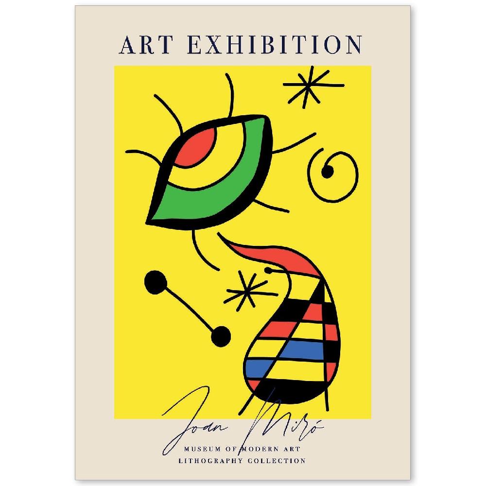 nacnic Lamina Artística Surrealista de Joan Miro 8
