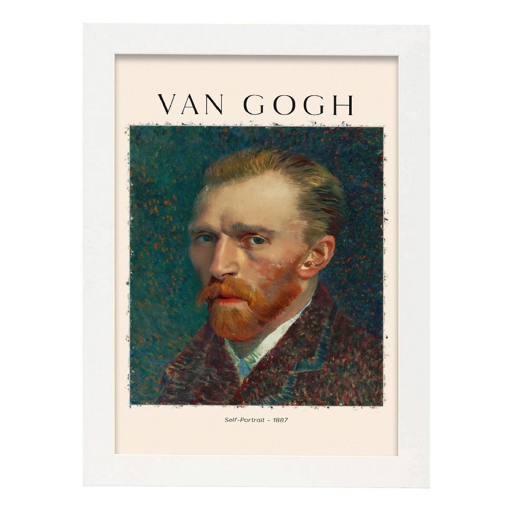 Nacnic Lámina Autorretrato 1887 De Van Gogh