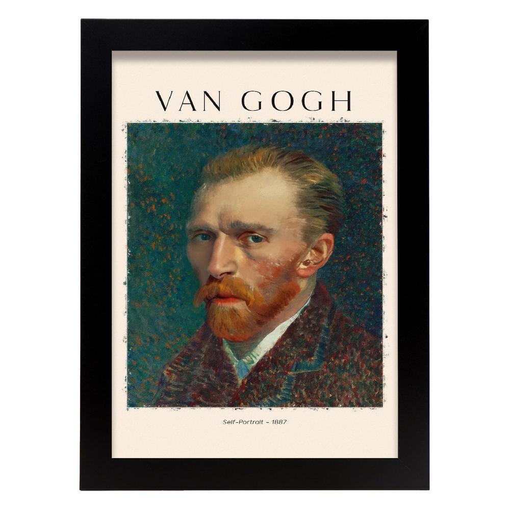 Nacnic Lámina Autorretrato 1887 De Van Gogh