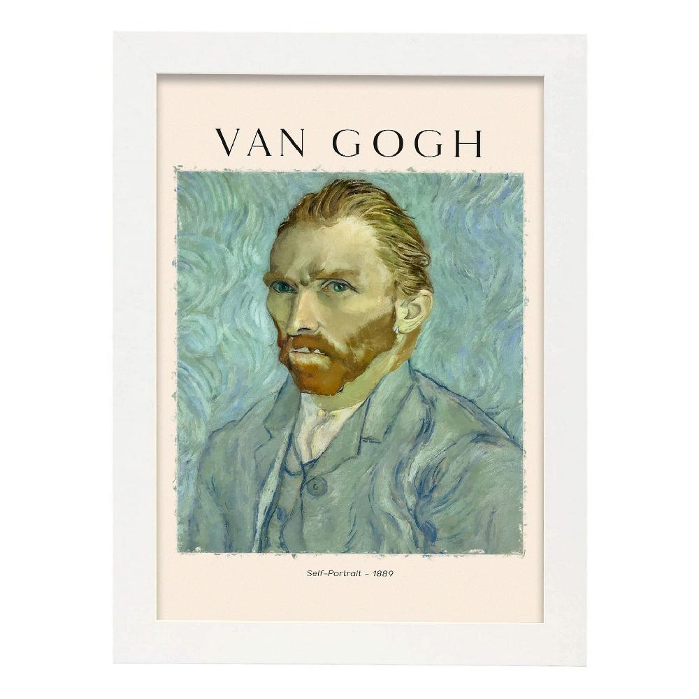Nacnic Lámina Autorretrato 1889 Van Gogh
