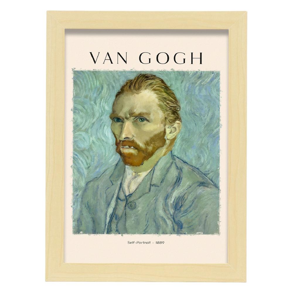 Nacnic Lámina Autorretrato 1889 Van Gogh