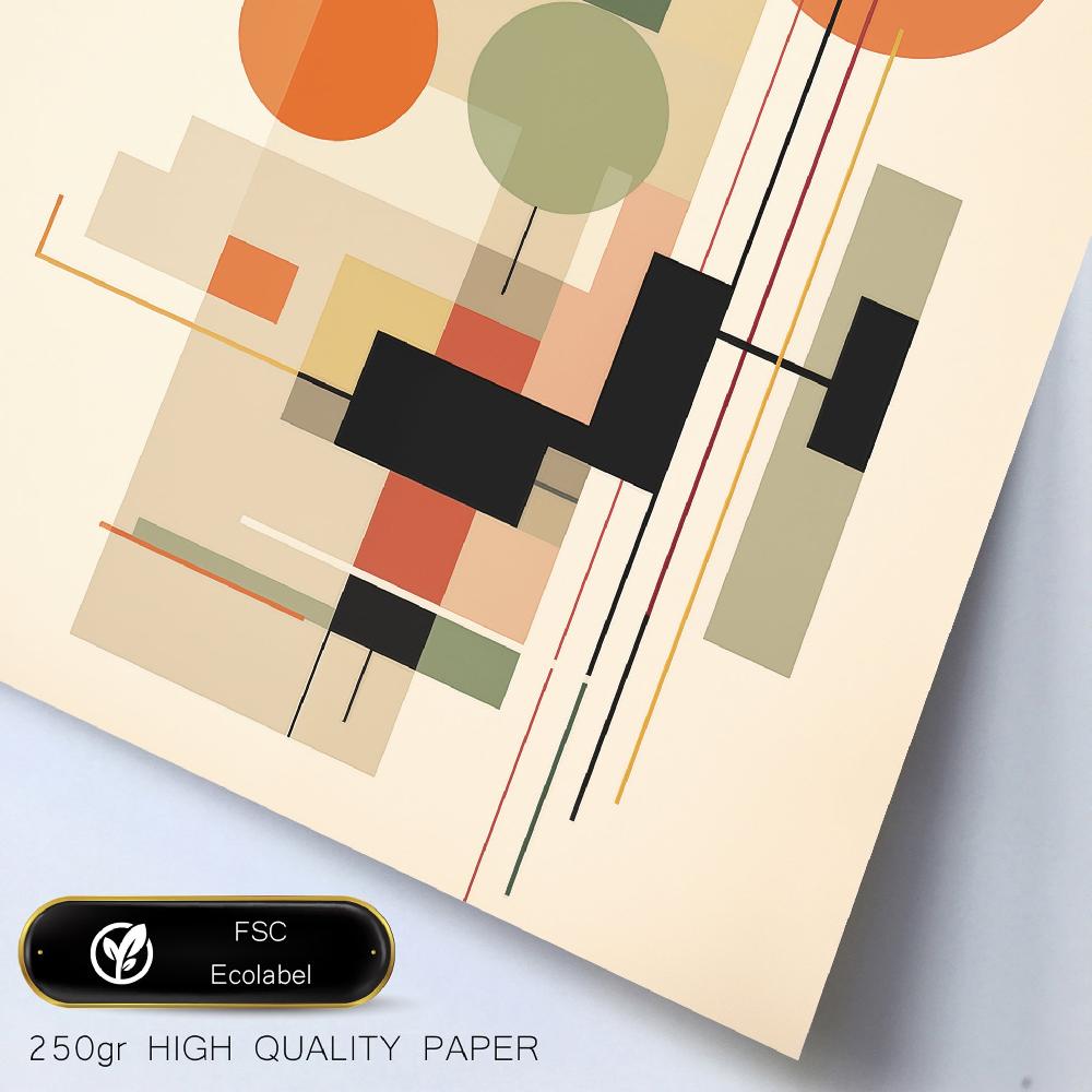 Nacnic Lámina Bauhaus En Colores Pastel