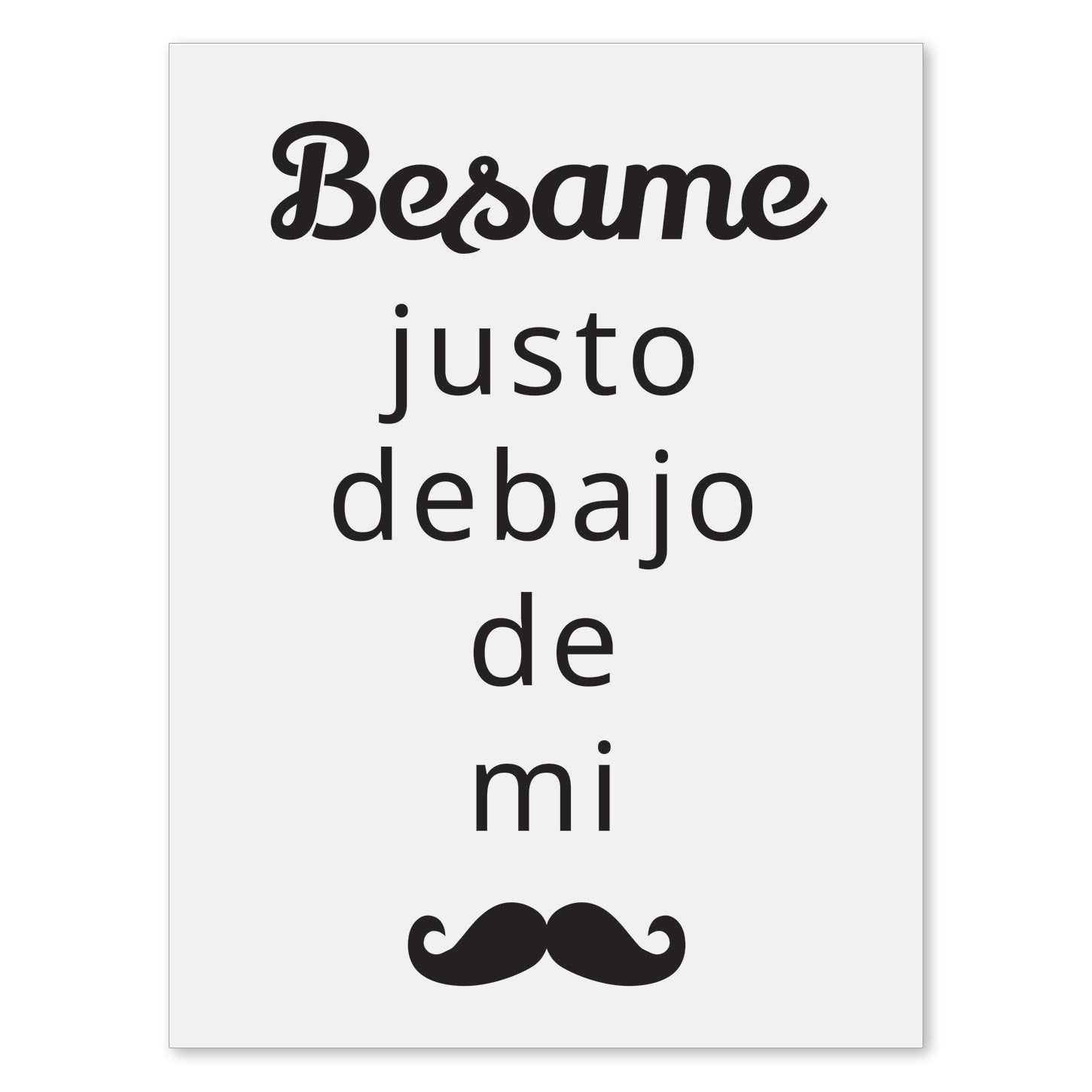 nacnic Lámina Bésame Feliz