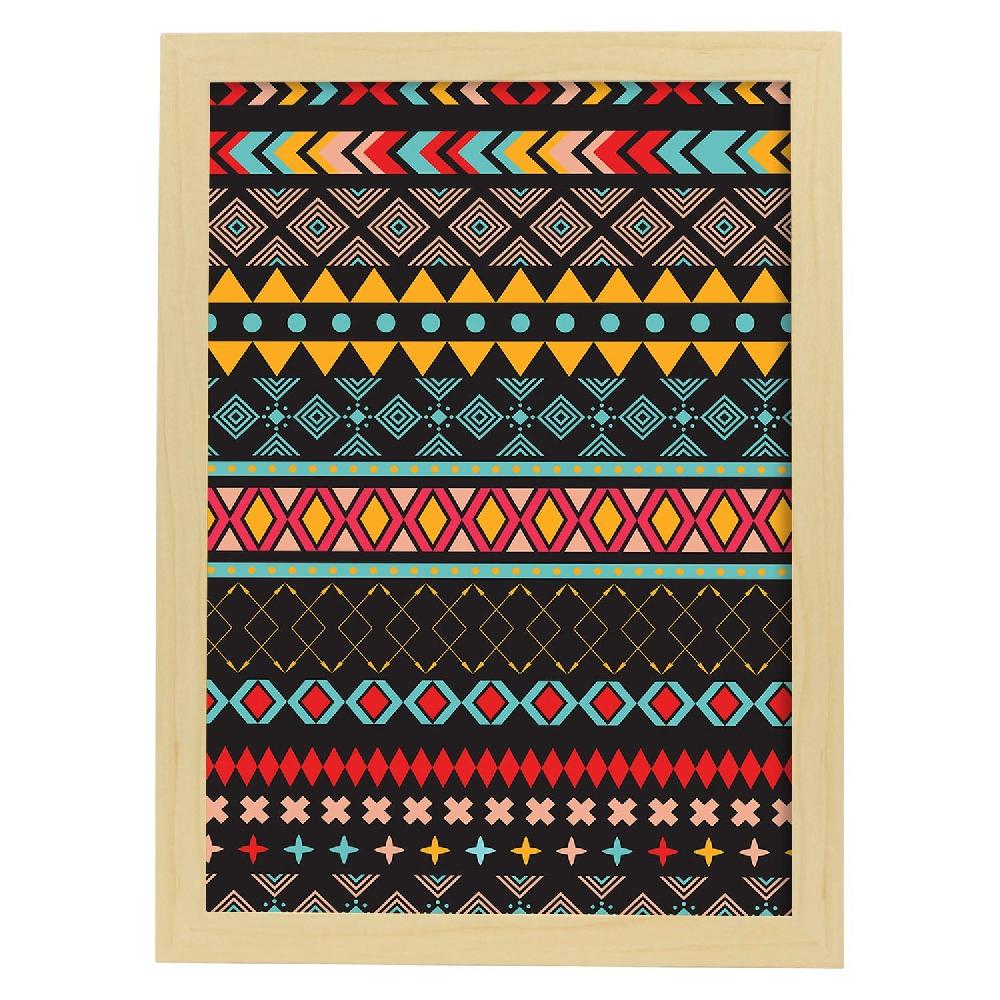 Nacnic Lámina Boho Tribal Con Diseño Estampado