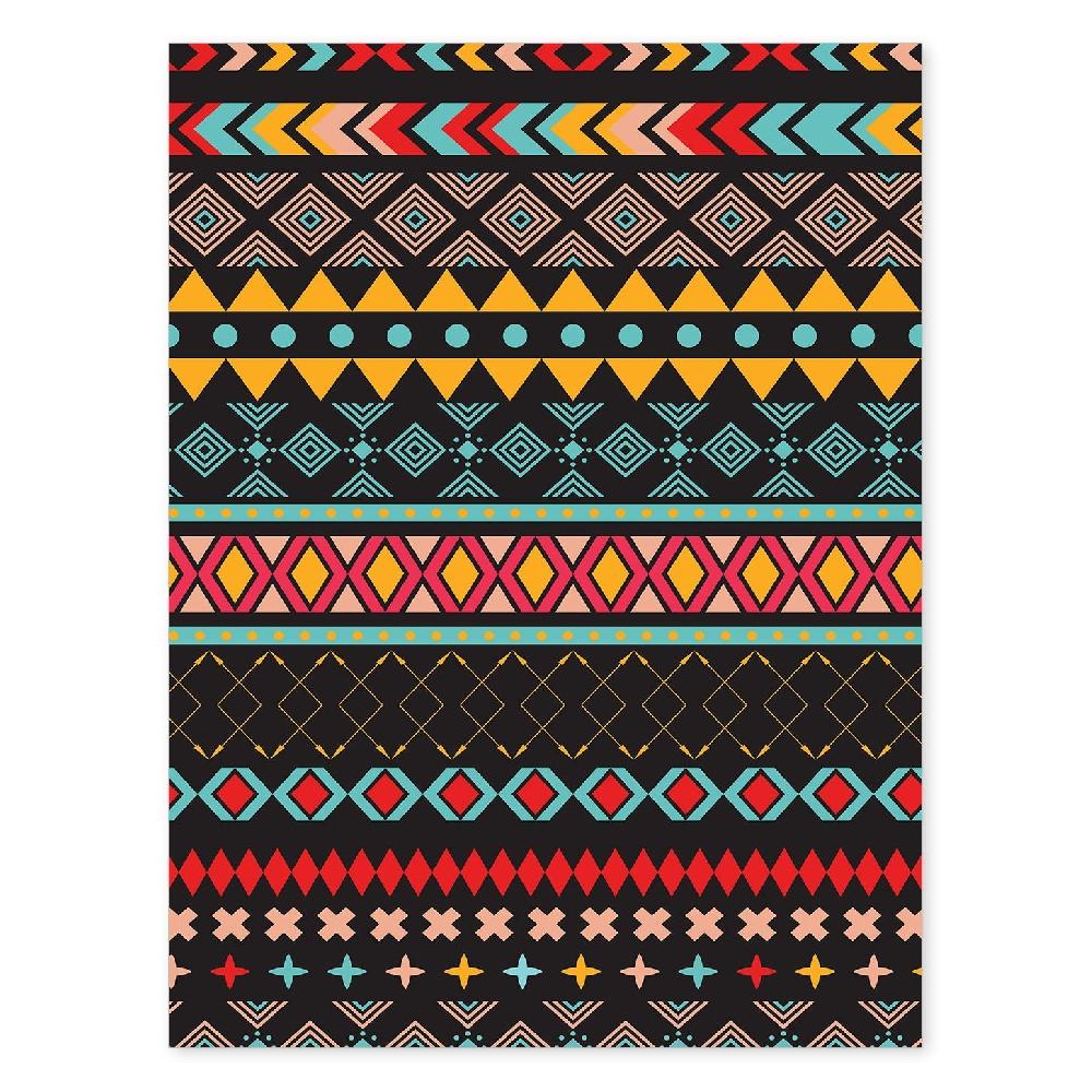 nacnic Lámina Boho Tribal con Diseño Estampado