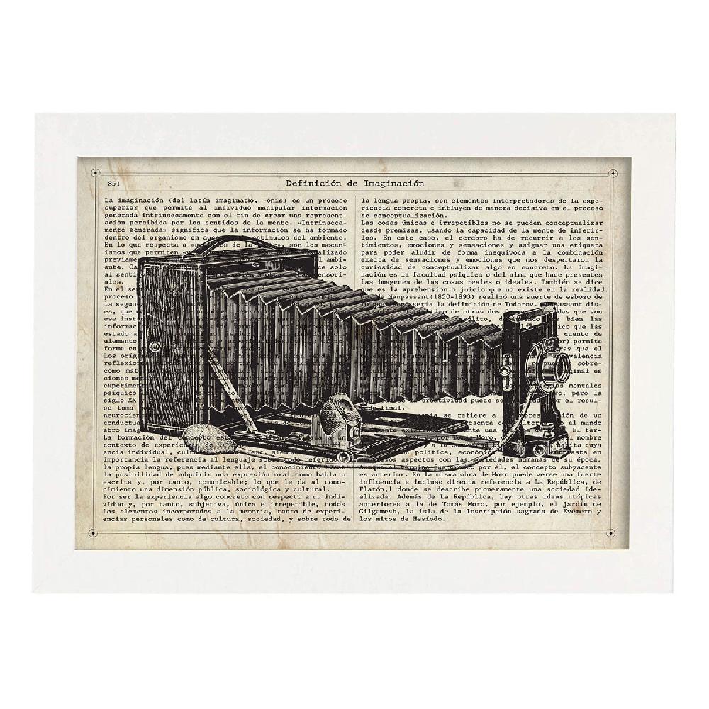 Nacnic Lámina Click Vintage De Objetos Antiguos