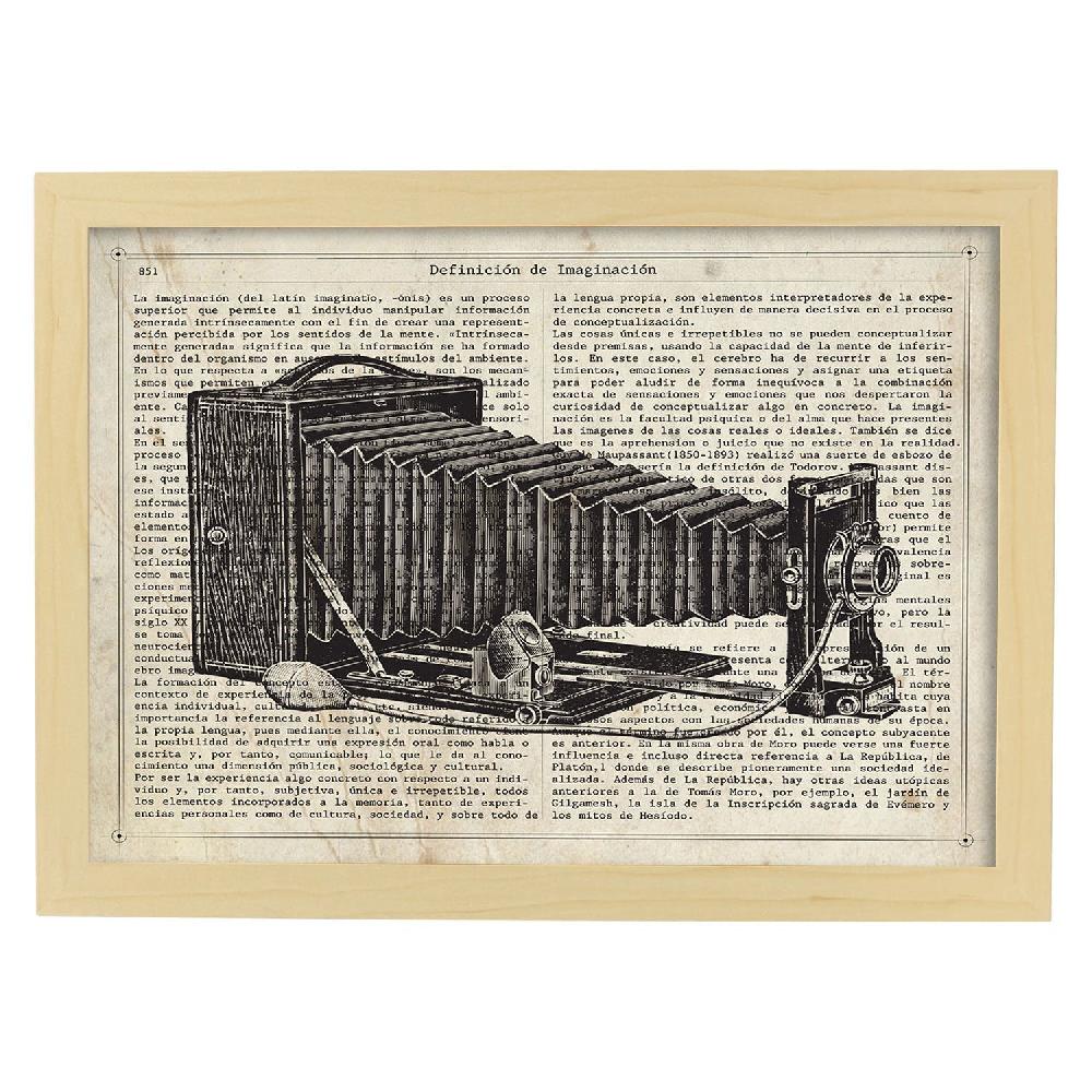 Nacnic Lámina Click Vintage De Objetos Antiguos