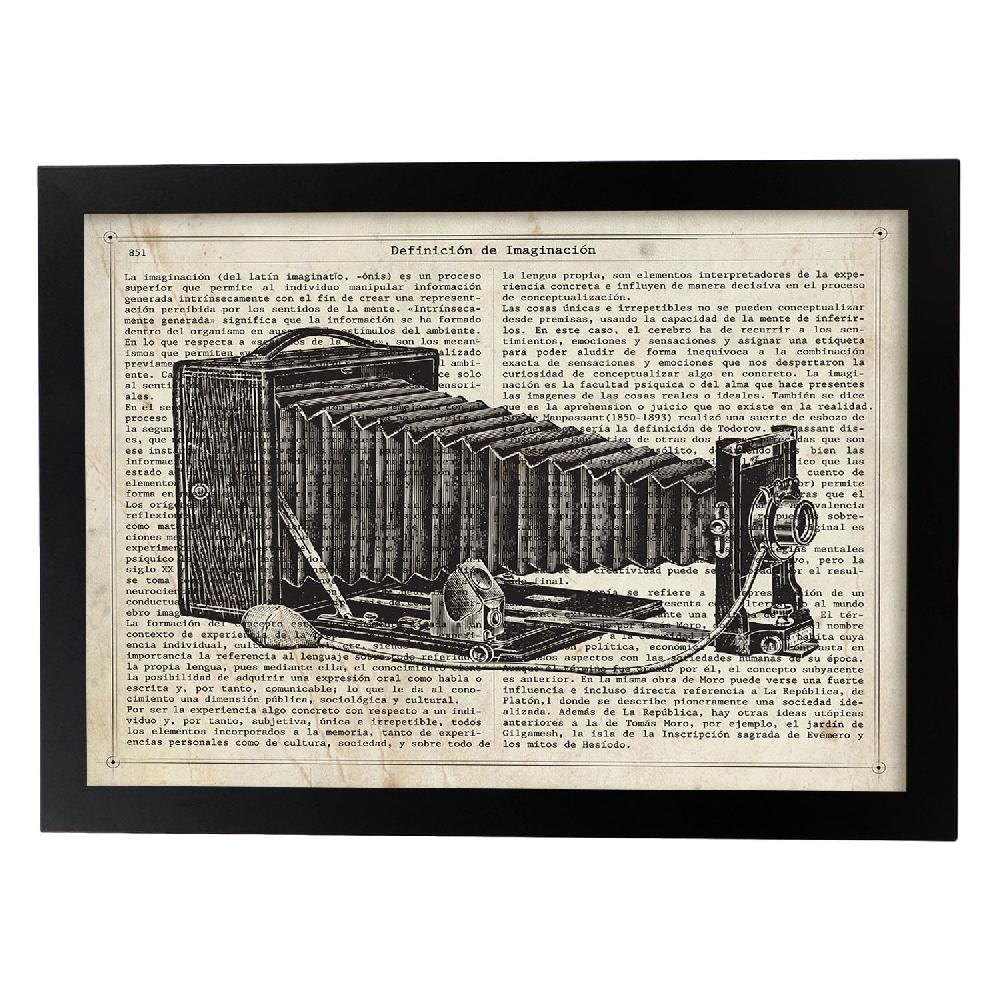 Nacnic Lámina Click Vintage De Objetos Antiguos