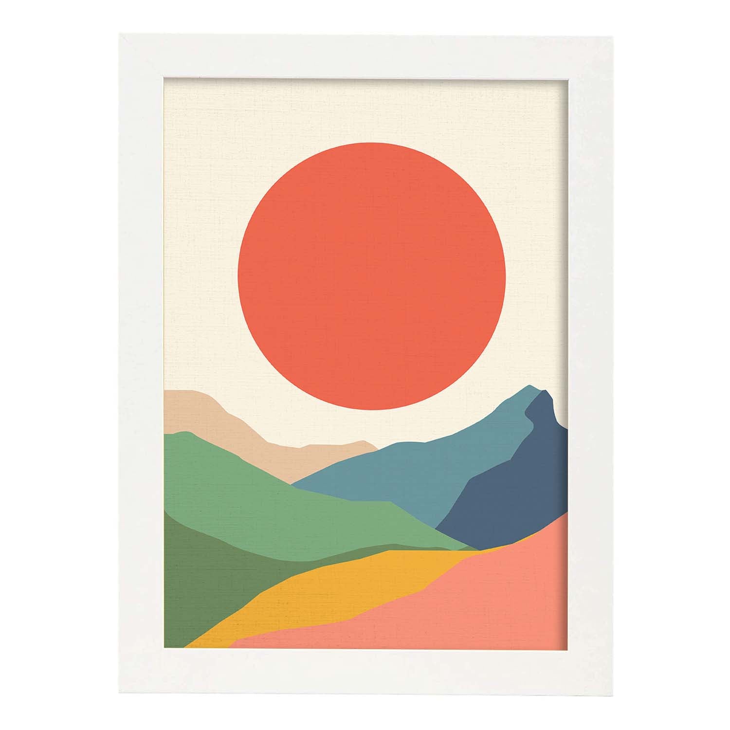 Nacnic Lámina Colorida De Montañas 'Gran Sol'