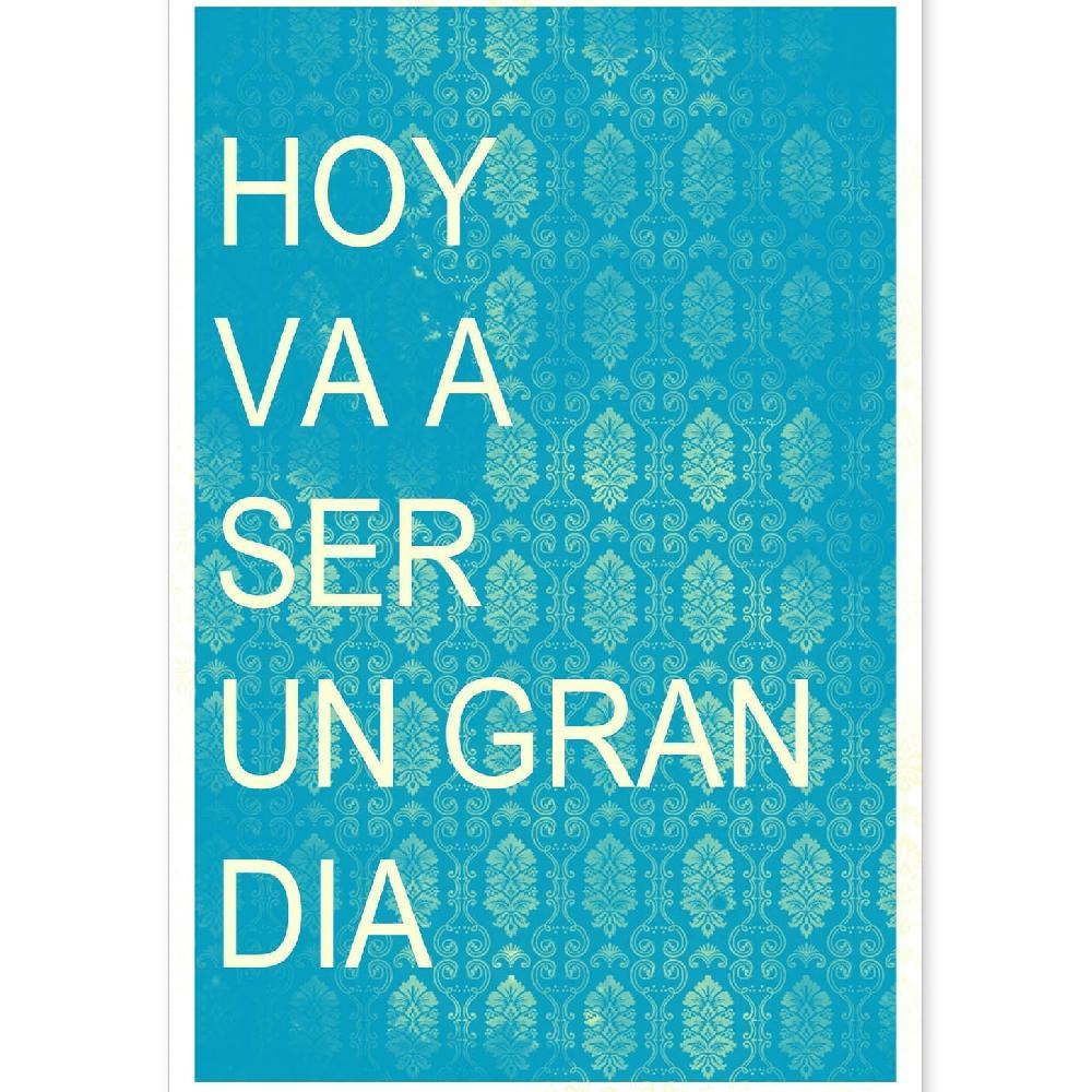 nacnic Lámina con mensaje de día feliz