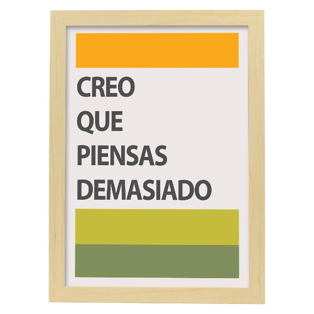 Nacnic Lámina Con Mensaje Feliz