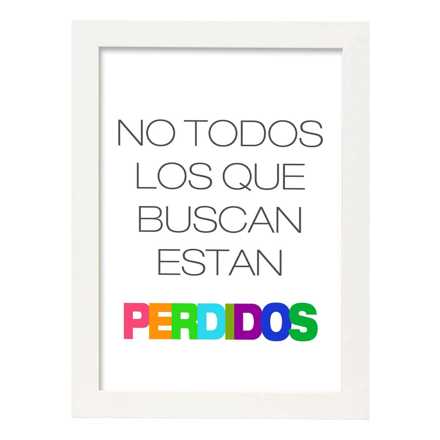 Nacnic Lámina Con Mensaje Feliz De Nacnic