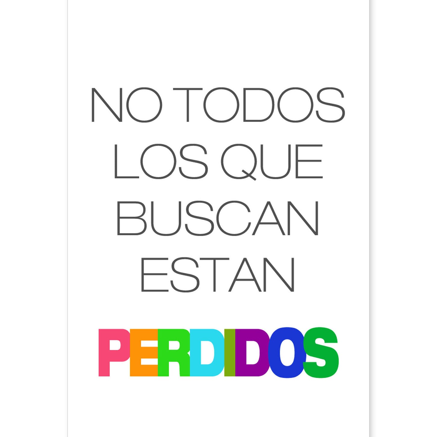 nacnic Lámina con mensaje feliz de Nacnic