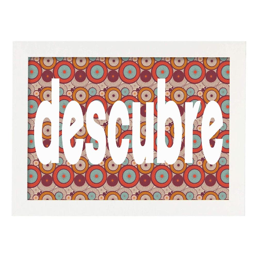 Nacnic Lámina Con Mensaje Feliz Descubre