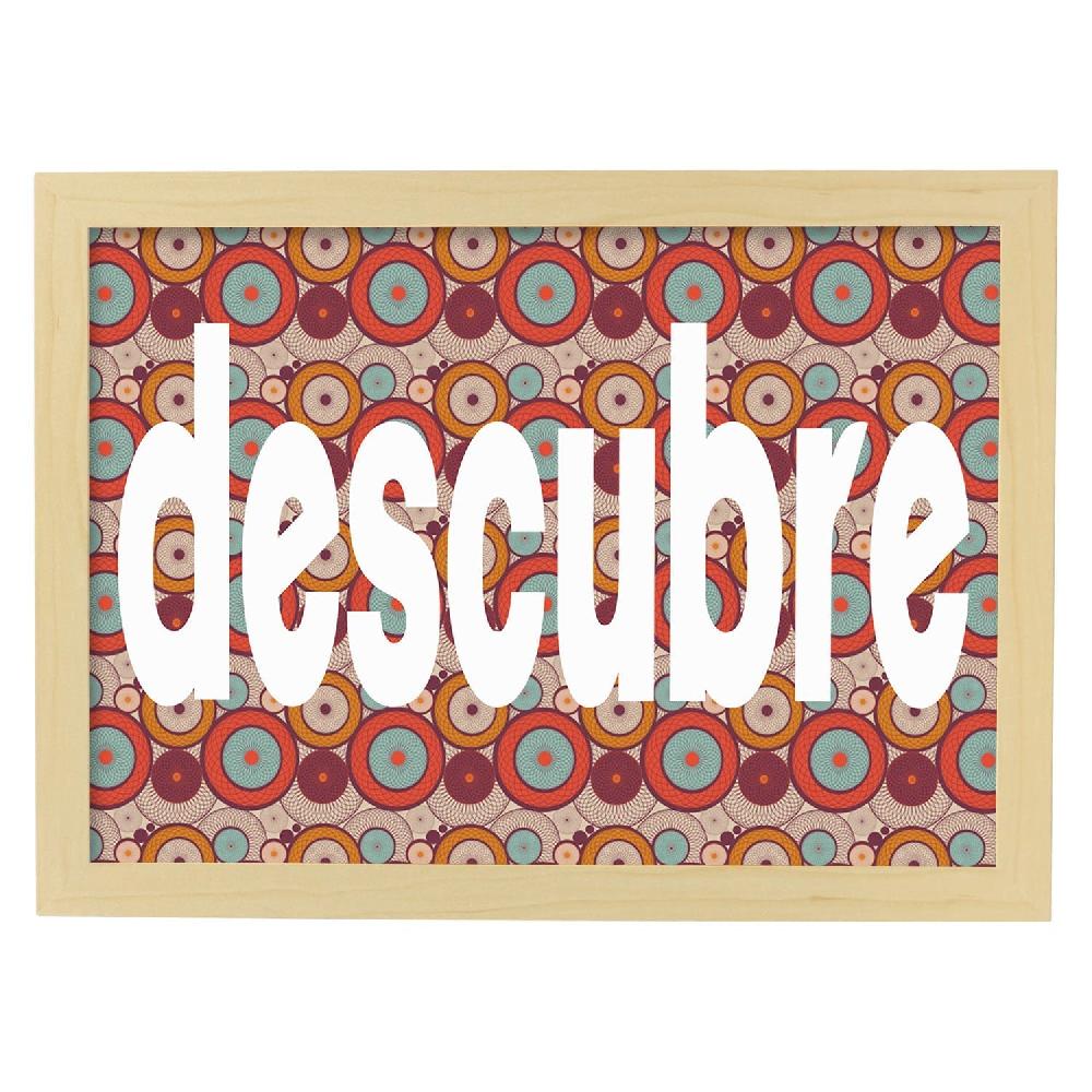 Nacnic Lámina Con Mensaje Feliz Descubre