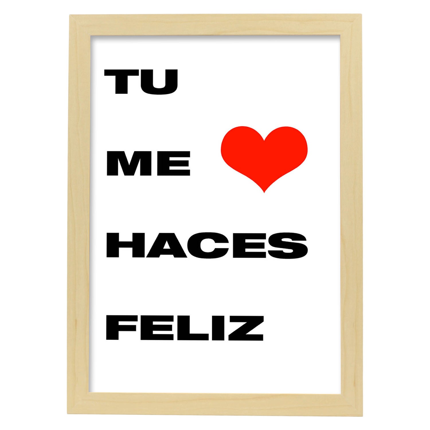 Nacnic Lámina Con Mensaje Feliz