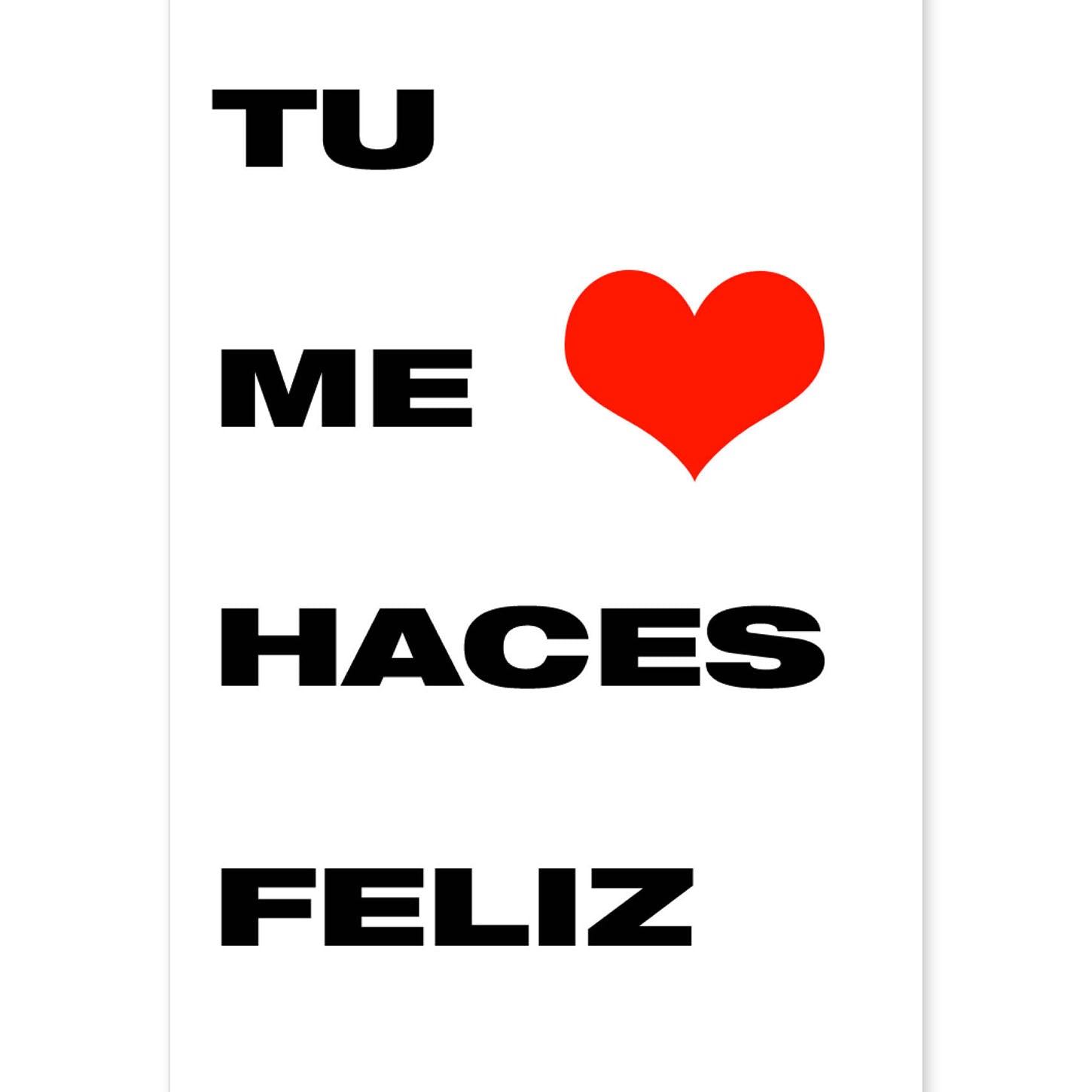 nacnic Lámina con mensaje feliz