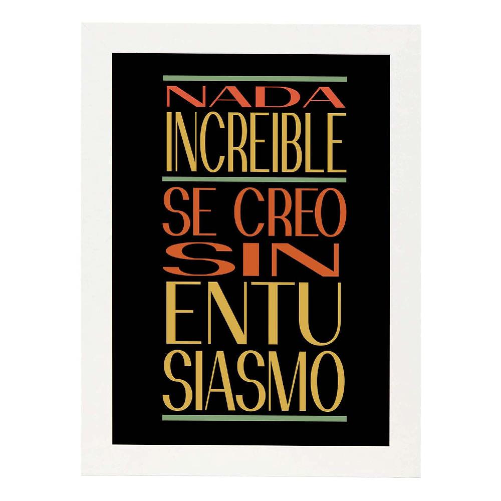 Nacnic Lámina Con Mensaje Feliz Nacnic