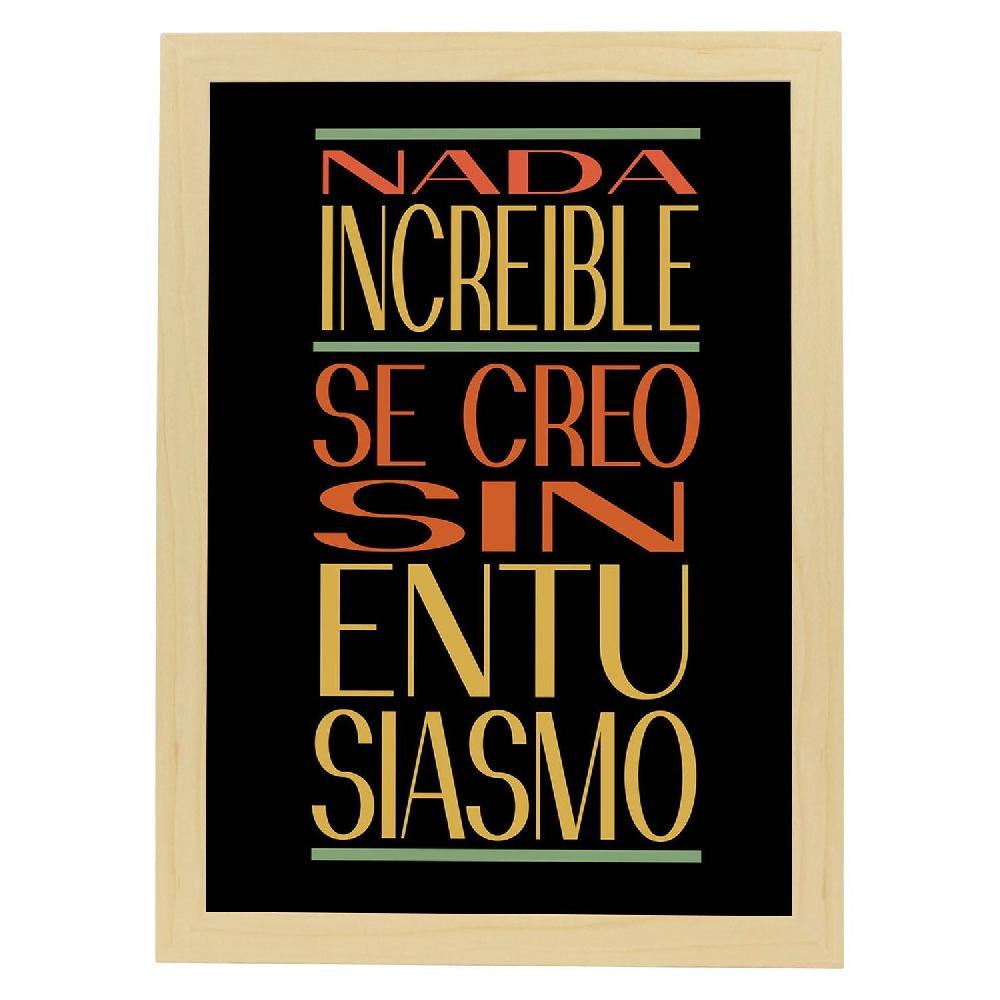 Nacnic Lámina Con Mensaje Feliz Nacnic