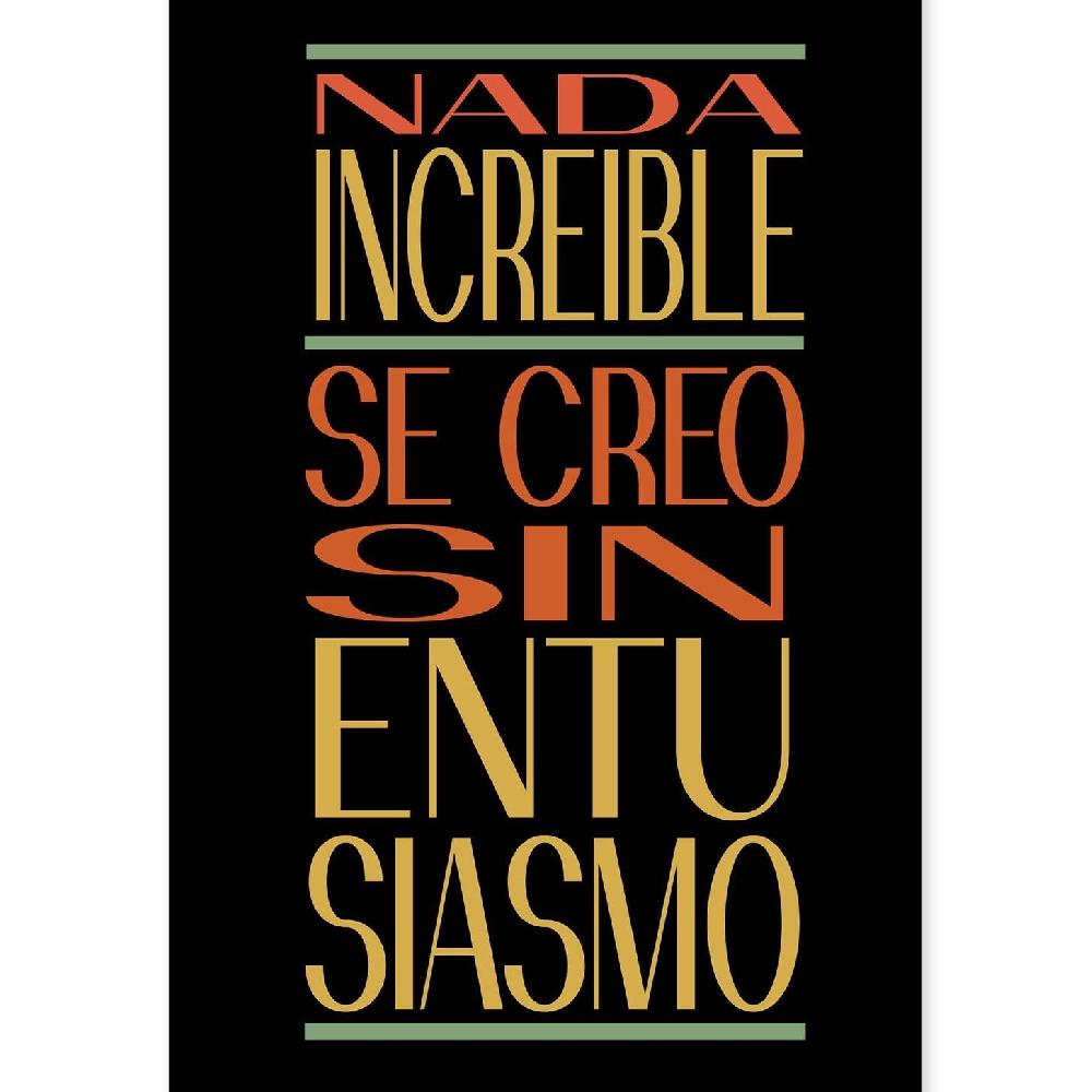 nacnic Lámina con mensaje feliz Nacnic