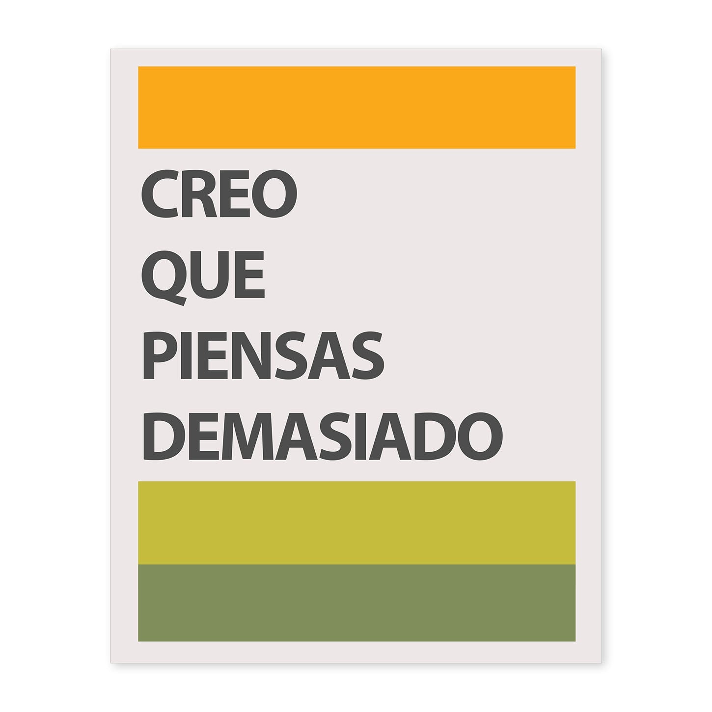 nacnic Lámina con mensaje feliz