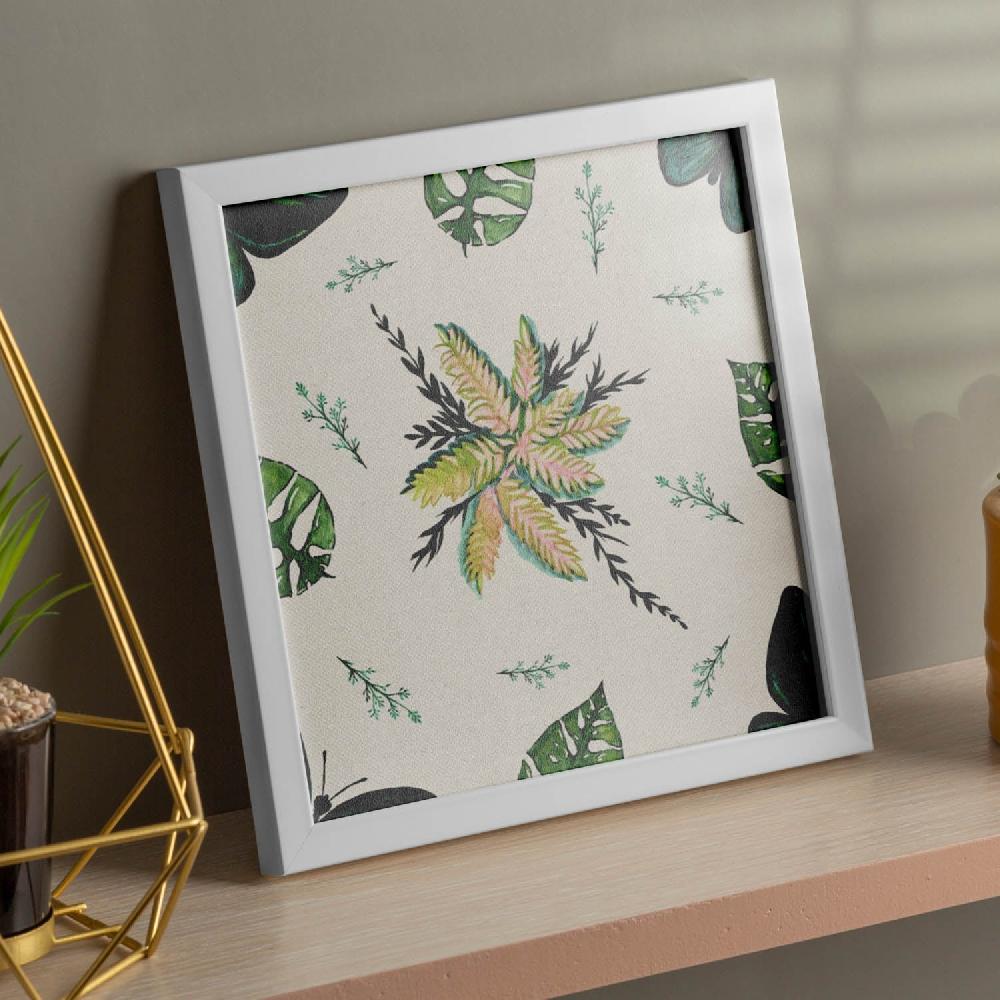 nacnic Lámina cuadrada de Flor florida ilustrada
