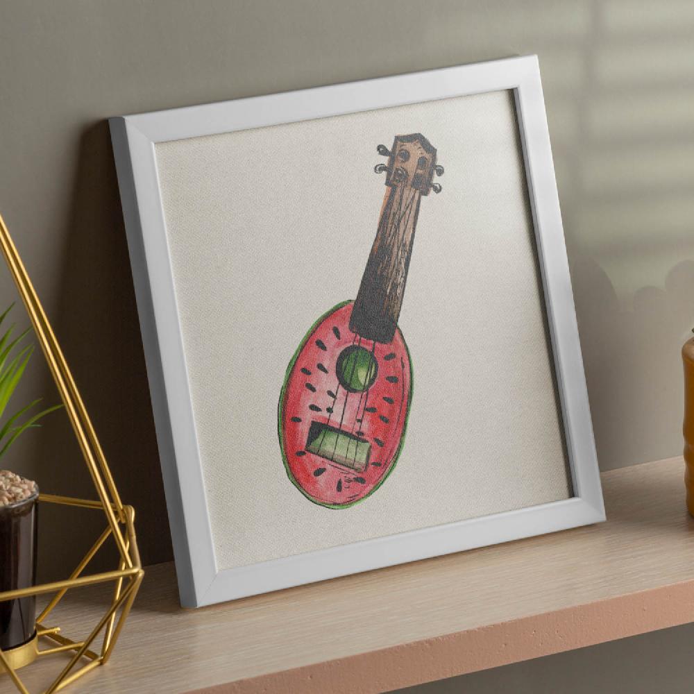 nacnic Lámina Cuadrada de Guitarra de Fresa