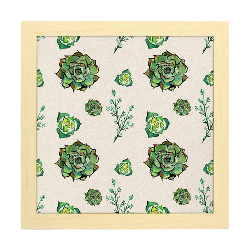 Nacnic Lámina Cuadrada De Jardín En Flor