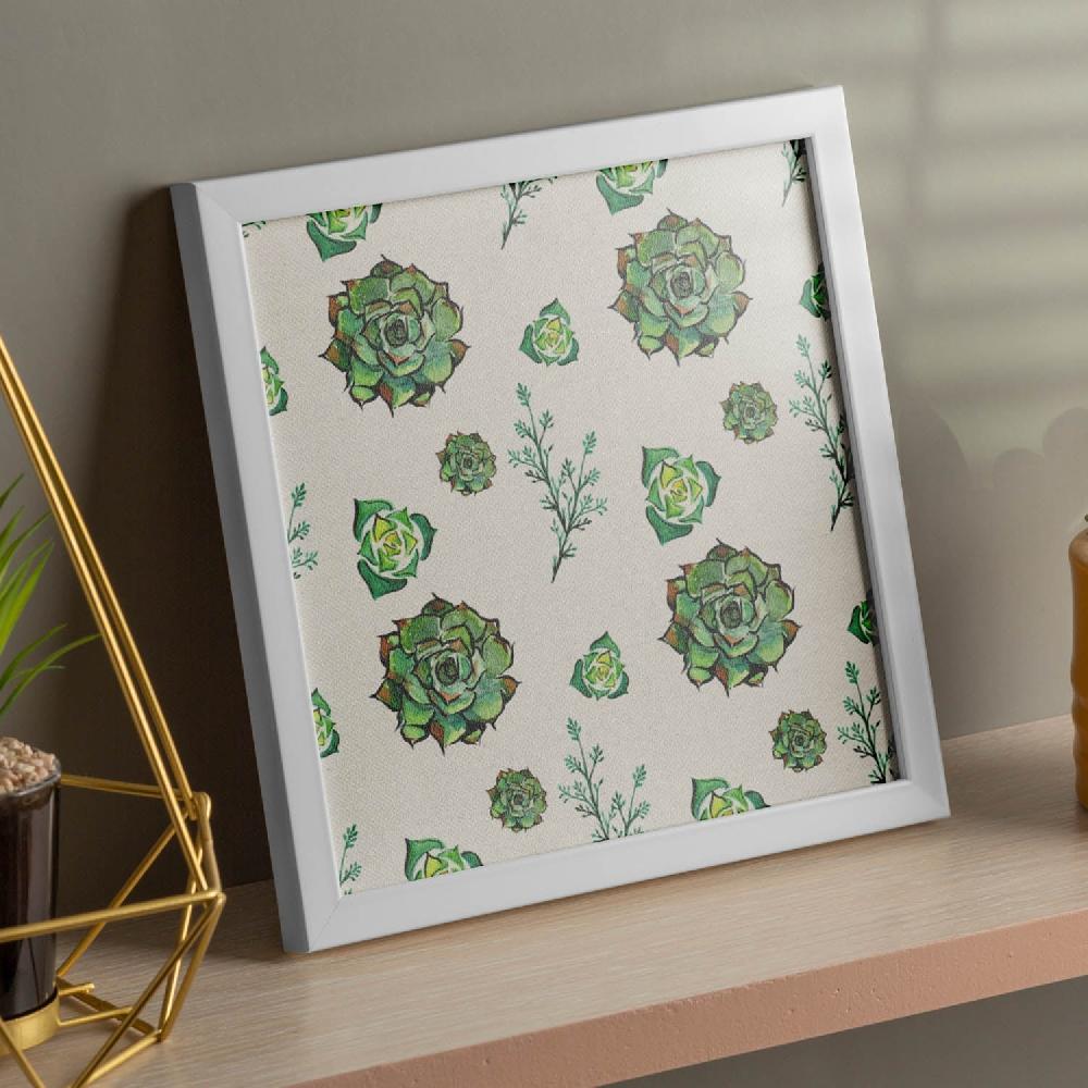 nacnic Lámina cuadrada de jardín en flor