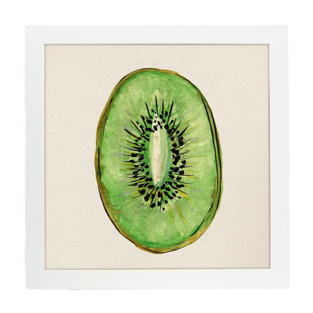 Nacnic Lámina Cuadrada De Kiwi Dulce Ilustrada