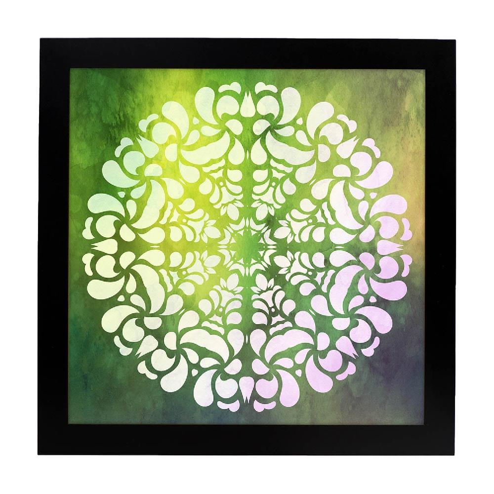 Nacnic Lámina Cuadrada De Mandalas Coloridos