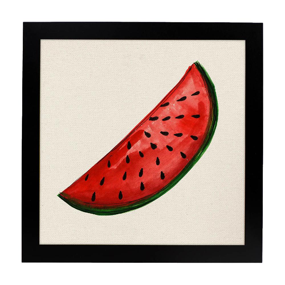 Nacnic Lámina Cuadrada De Sandia Fresca Ilustrada