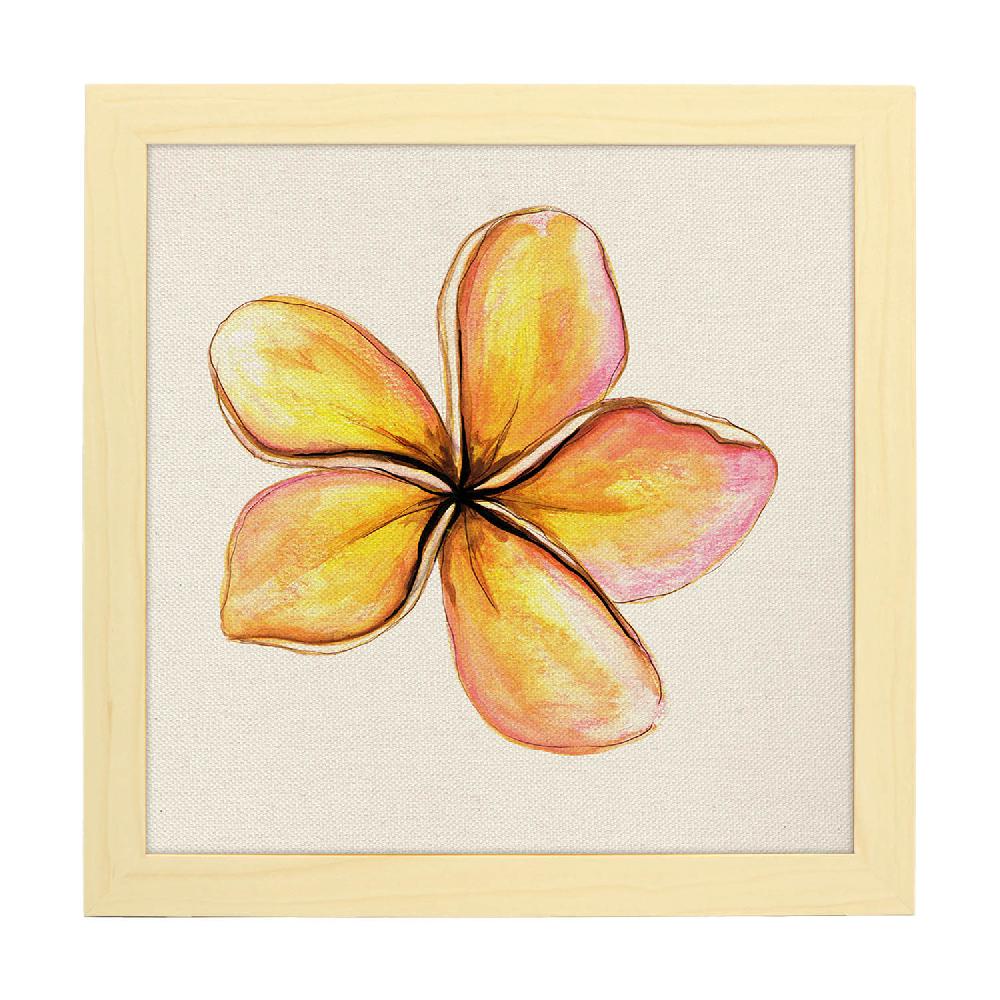 Nacnic Lámina Cuadrada Flor Para Dos