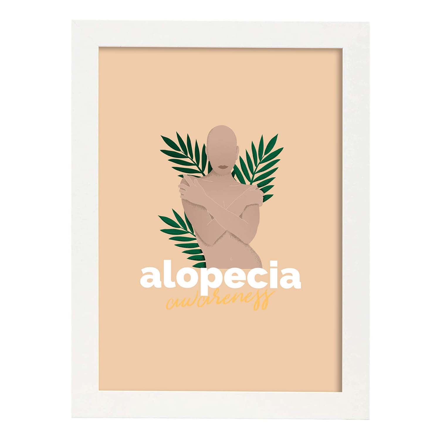 Nacnic Lámina De Amor Propio Y Aceptación Alopecia