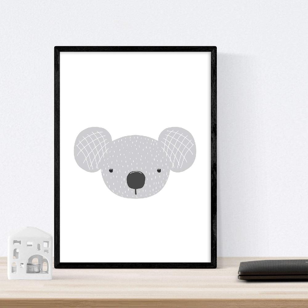 Nacnic Lámina De Animales Dulces Para Niños